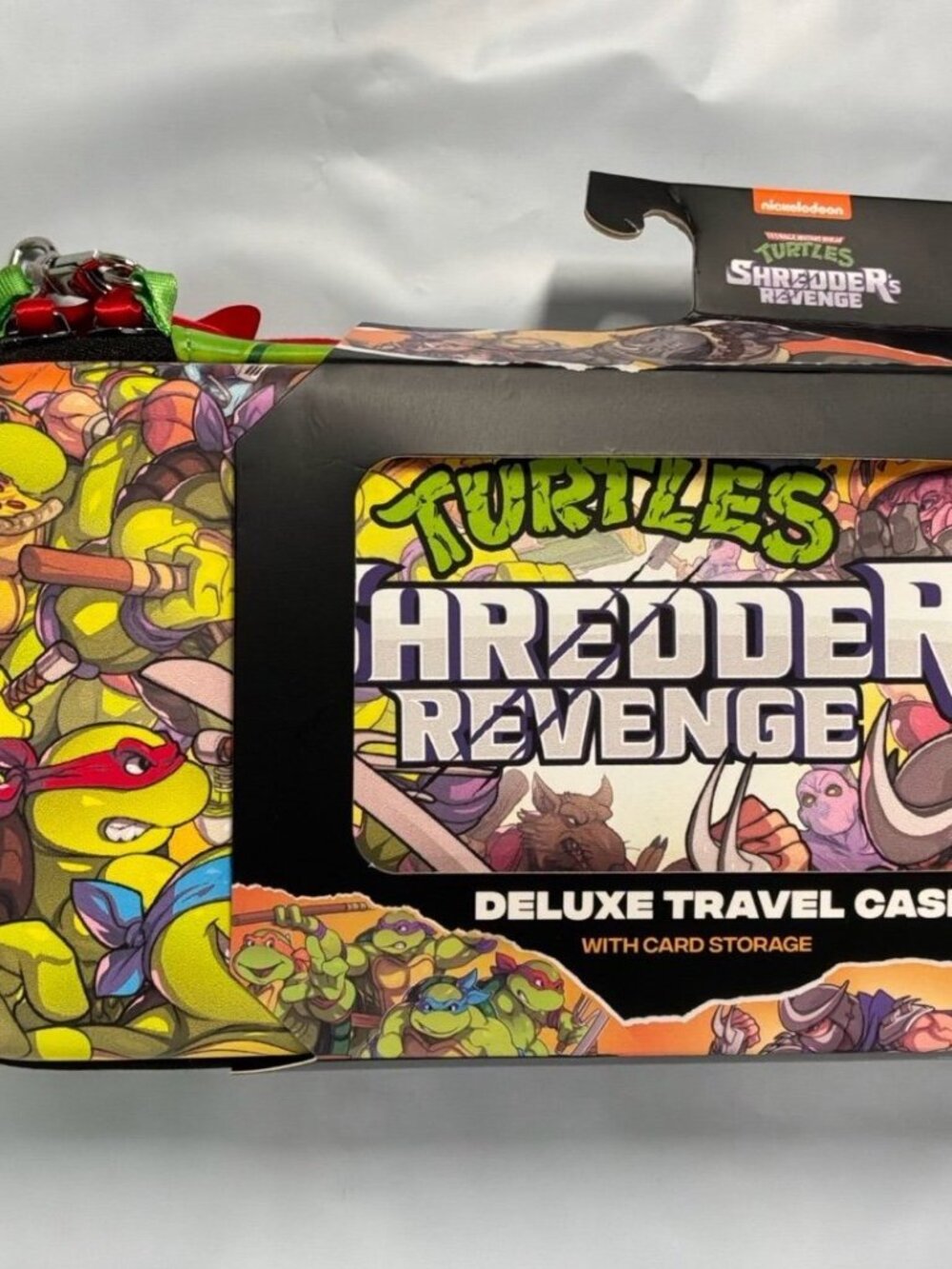 TMNT Shredder’s Revenge Nintendo Switch Travel Carry Case Card Storage NEW